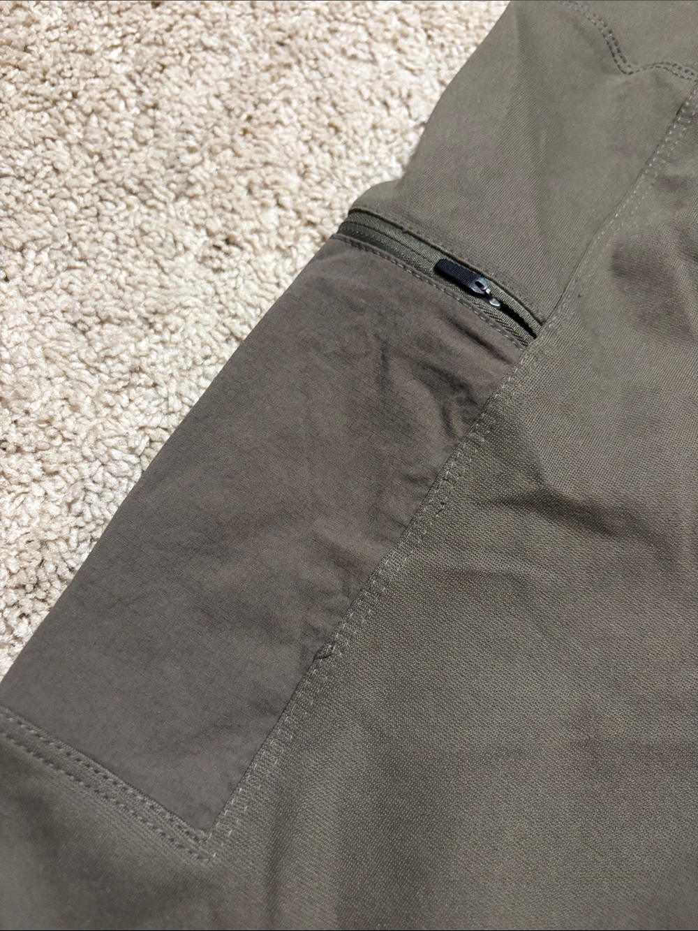 Carhartt Fitted Pull On Utility Pants Green Medium Work - Picture 3 of 7